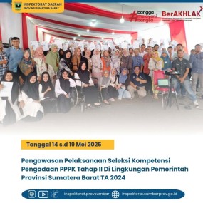 PENGAWASAN TERHADAP PPPK DI LINGKUNGAN PEMERINTAH PROVINSI SUMATERA BARA TA 2024